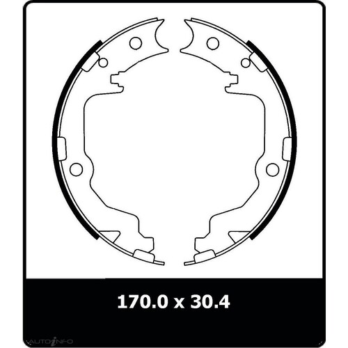 New Genuine PROTEX Parking Brake Shoe #N3265