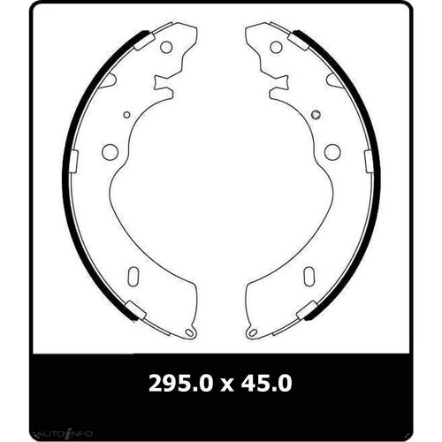 New Genuine PROTEX Brake Shoe - Rear #N3266