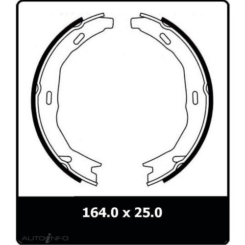 New Genuine PROTEX Parking Brake Shoe #N3278