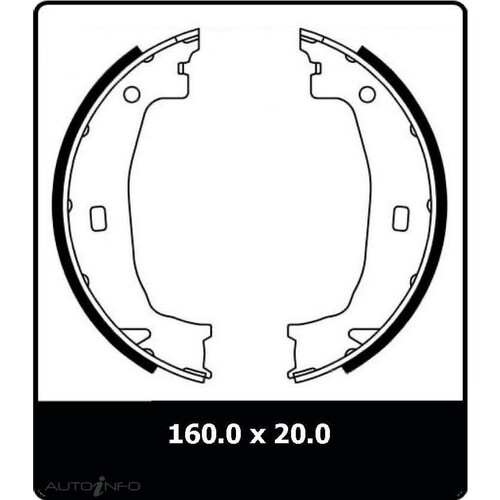New Genuine PROTEX Parking Brake Shoe #N3281