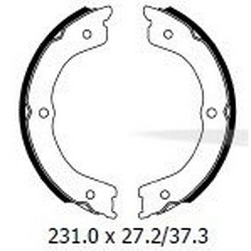 New Genuine PROTEX Parking Brake Shoe #N3340