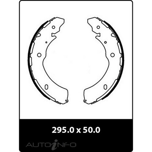 New Genuine PROTEX Brake Shoe - Rear #N3342