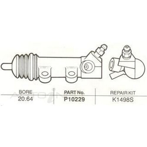 New Genuine PROTEX Clutch Slave Cylinder #P10229