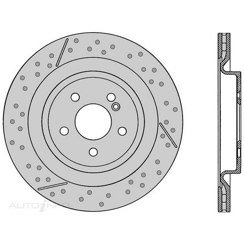 New Genuine PROTEX Ultra Disc Rotor - Rear #PDR1132HXS