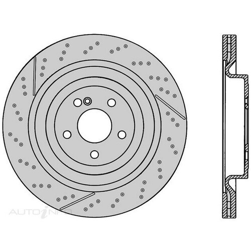 New Genuine PROTEX Disc Rotor #PDR1133HXS