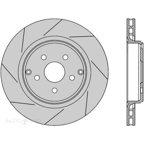 New Genuine PROTEX Rotor - Rear Left #PDR1172HS