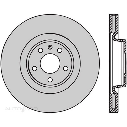 New Genuine PROTEX Disc Rotor - Front #PDR1218H