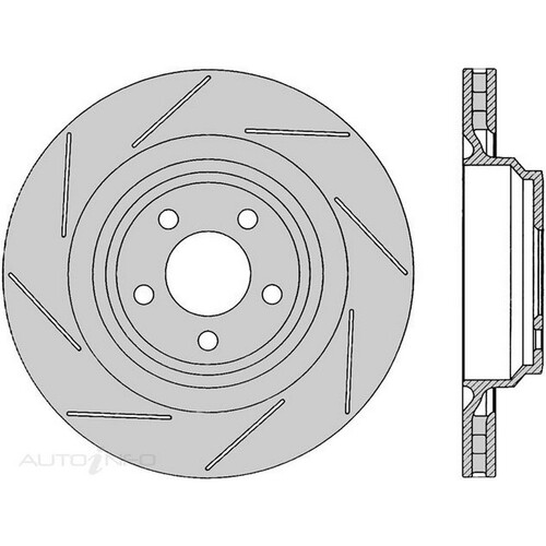 New Genuine PROTEX Rotor - Rear #PDR12490HS