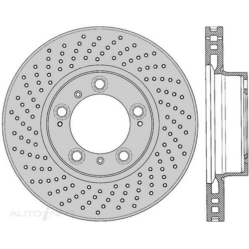 New Genuine PROTEX Rotor - Front Left #PDR12746HX