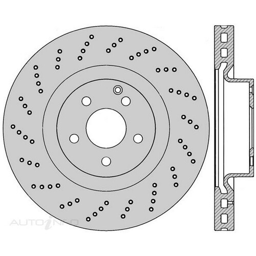 New Genuine PROTEX Rotor - Front #PDR12865HX