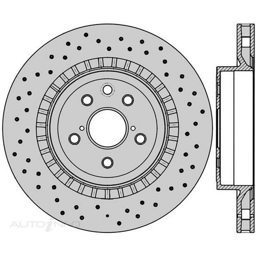 New Genuine PROTEX Rotor - Rear #PDR12881HX