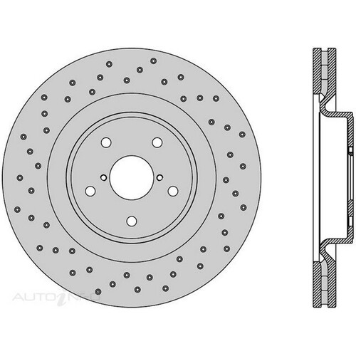 New Genuine PROTEX Ultra Performance Disc Rotor #PDR1323HX