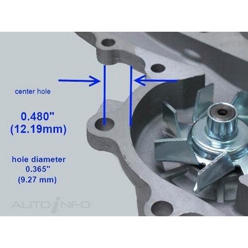 New Genuine PROTEX Water Pump #PWP6539