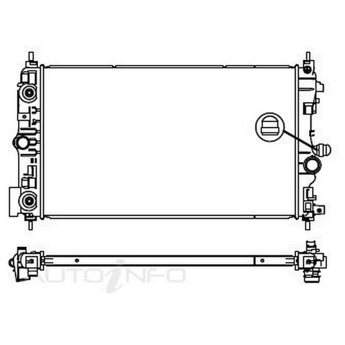 New Genuine PROTEX Radiator #RADH399