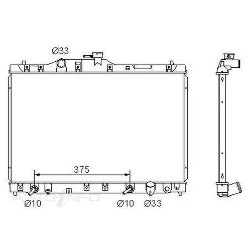 New Genuine PROTEX Radiator #RADHN132
