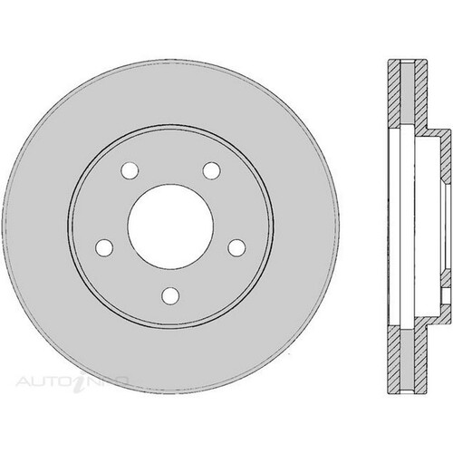 New Genuine PROTEX Rotor - Front #SDR12260