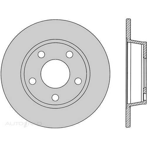 New Genuine PROTEX Rotor - Rear #SDR12335