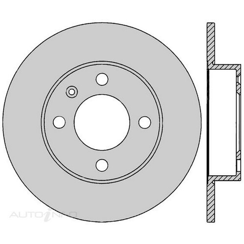 New Genuine PROTEX Rotor - Rear #SDR12363