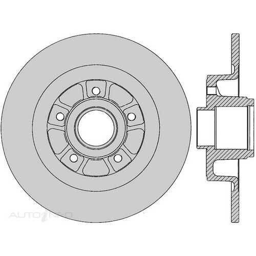 New Genuine PROTEX Rotor - Rear #SDR12418