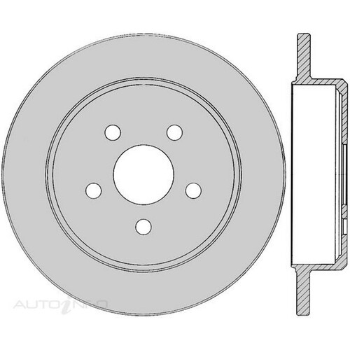 New Genuine PROTEX Rotor - Rear #SDR12645