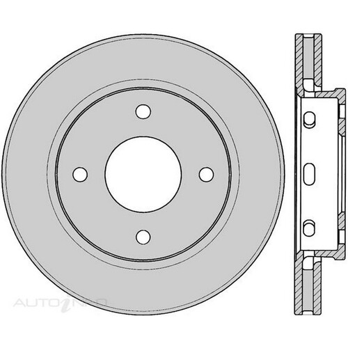 New Genuine PROTEX Rotor - Front #SDR12669