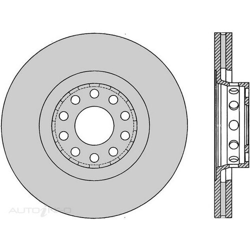 New Genuine PROTEX Rotor - Front #SDR12802