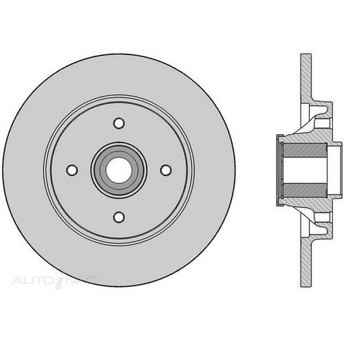 New Genuine PROTEX Rotor - Rear #SDR12811