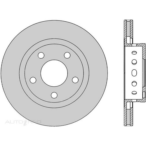 New Genuine PROTEX Rotor - Rear #SDR12899
