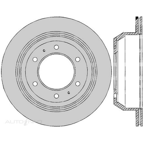 New Genuine PROTEX Rotor - Rear #SDR12902