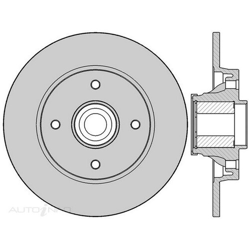New Genuine PROTEX Rotor - Rear #SDR12913