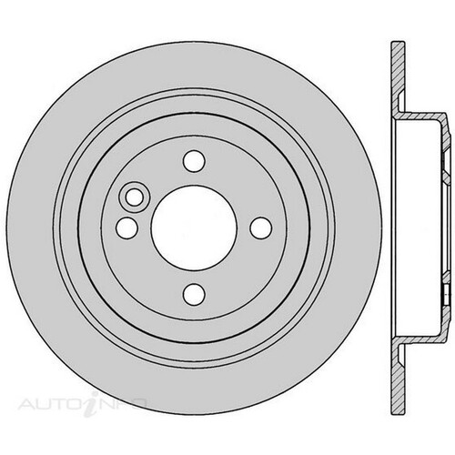 New Genuine PROTEX Rotor - Rear #SDR12930
