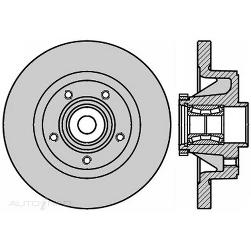 New Genuine PROTEX Rotor - Rear #SDR12961