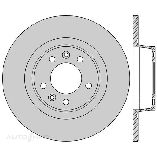 New Genuine PROTEX Rotor - Rear #SDR12983