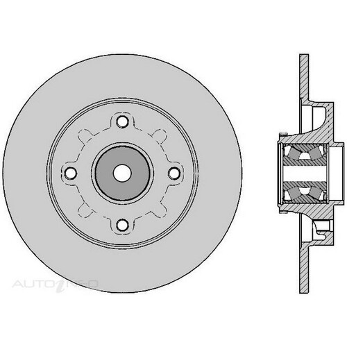 New Genuine PROTEX Disc Rotor #SDR13051
