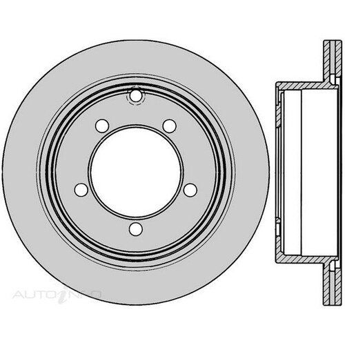 New Genuine PROTEX Rotor - Rear #SDR423