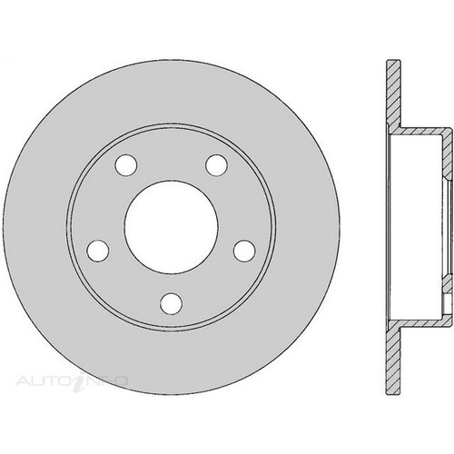 New Genuine PROTEX Rotor - Rear #SDR809