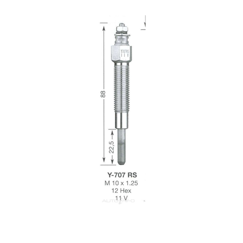 New Genuine NGK Glow Plug #Y-707RS