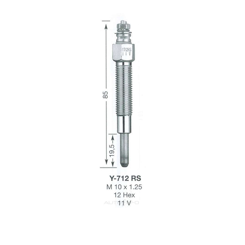 New Genuine NGK Glow Plug #Y-712RS