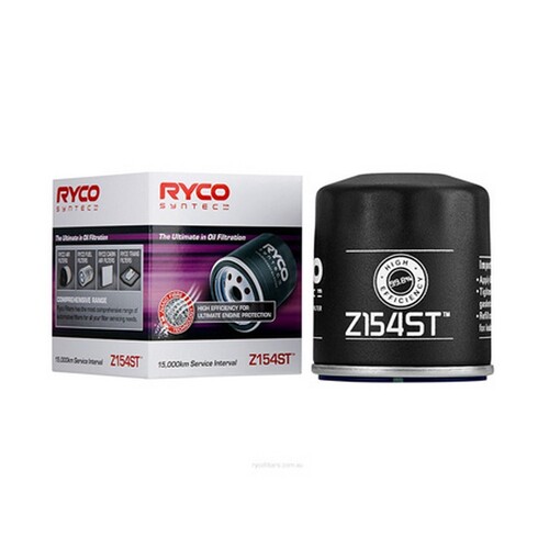 New Genuine RYCO Syntec Oil Filter Spin On #Z154ST