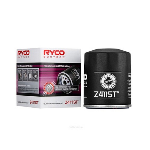 New Genuine RYCO Syntec Oil Filter Spin On #Z411ST