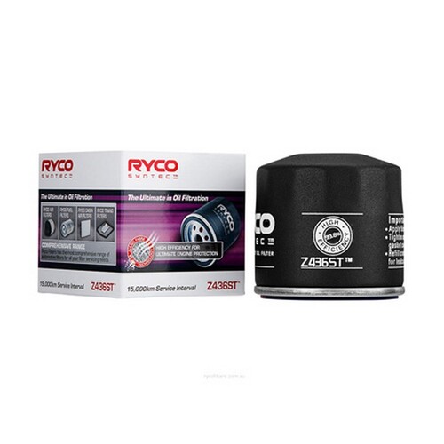 New Genuine RYCO Syntec Oil Filter Spin On #Z436ST
