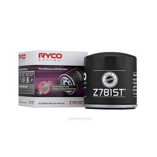New Genuine RYCO Original Manufacture Syntec Oil Filter #Z781ST