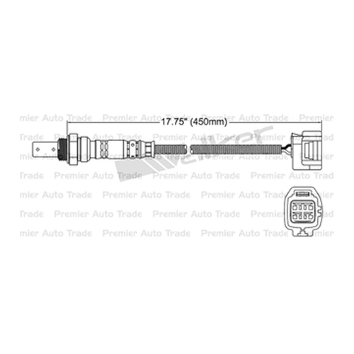 New DENSO Oxygen/lambda Sensor Pre-catalytic Converter/Manifold #EGO-333
