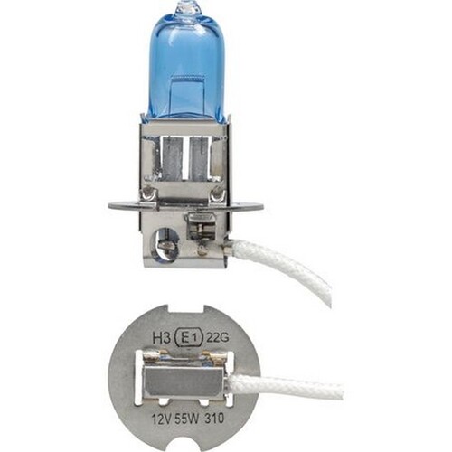 New Genuine NARVA H3 Pk22S Intense Blue Globe 12V 55W  #48471BL