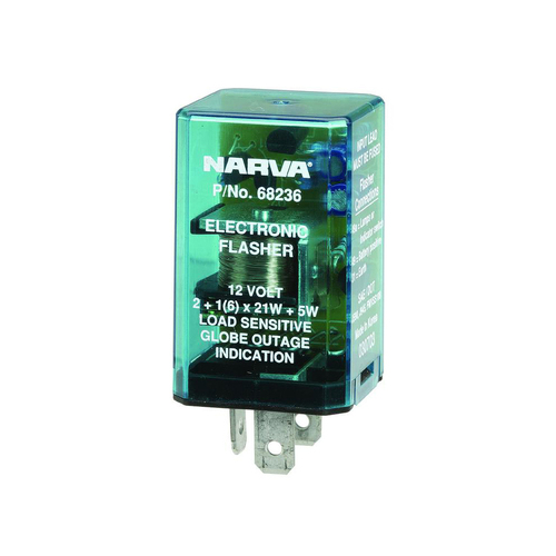 New Genuine NARVA Flasher Electronic 12V 3 Pin Relay #68236BL