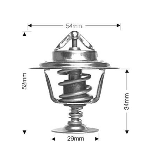 New Genuine DAYCO Thermostat 54mm Dia 80C #DT156M