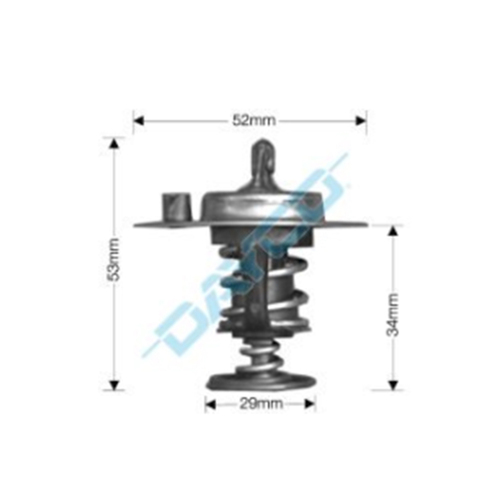 New Genuine DAYCO Thermostat 52mm Dia 82C  #DT29A