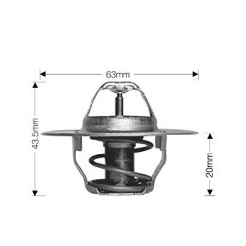 New Genuine DAYCO Thermostat 63mm Dia 71C  #DT30C