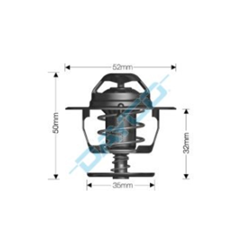 New Genuine DAYCO Thermostat 52mm Dia 89C  #DT73G