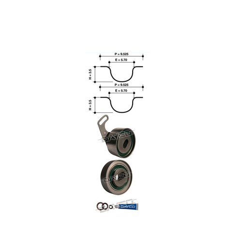 New Genuine DAYCO Timing Belt Kit #KTBA040